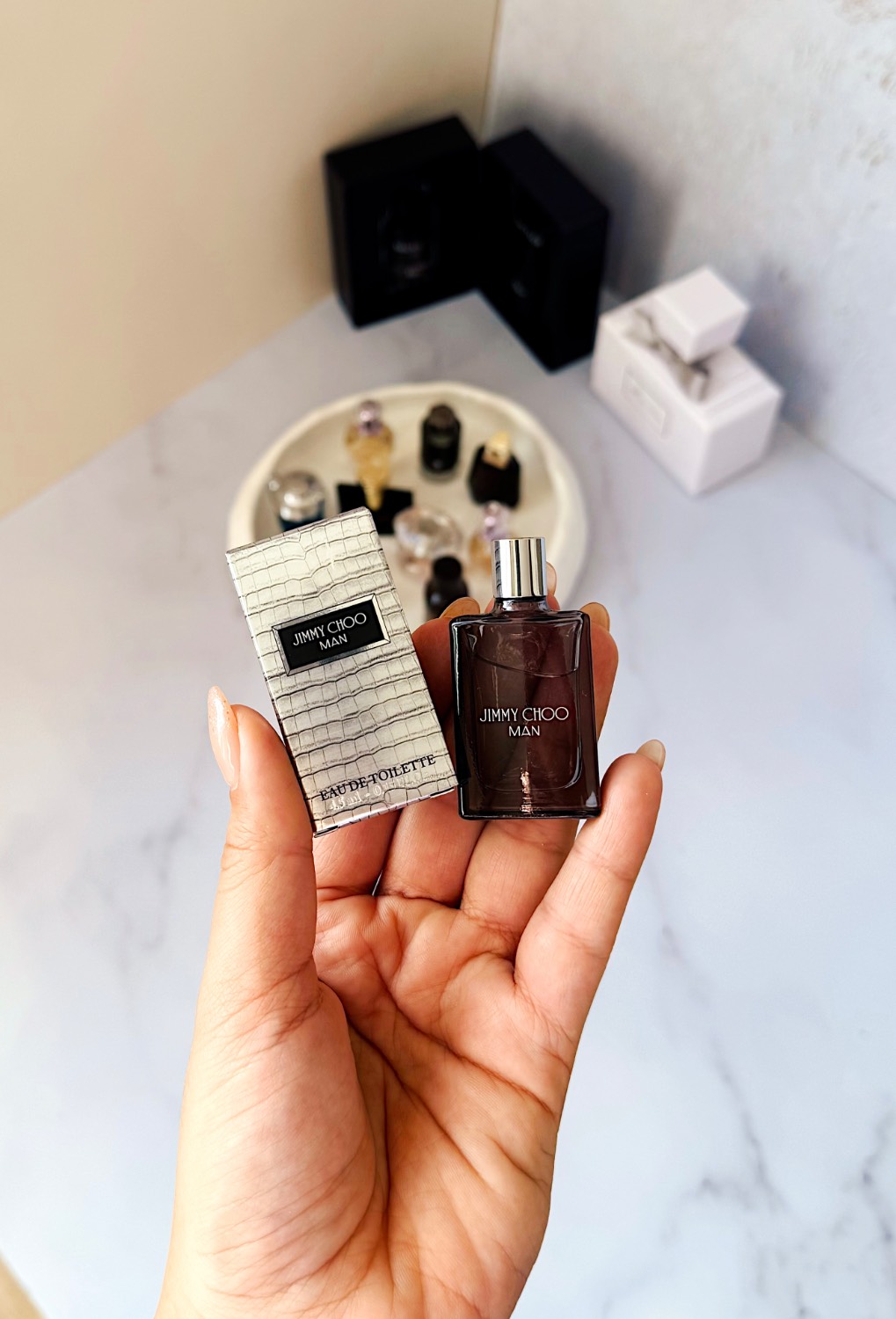 Tezza-6568 عطر مینیاتوری جیمی چو مردانه - Image 1